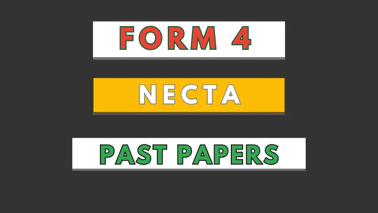 NECTA Form Four Geography past papers