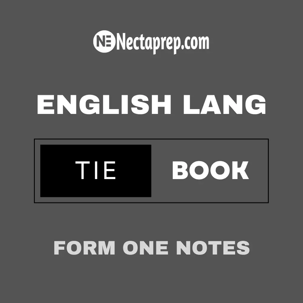 english language form one notes