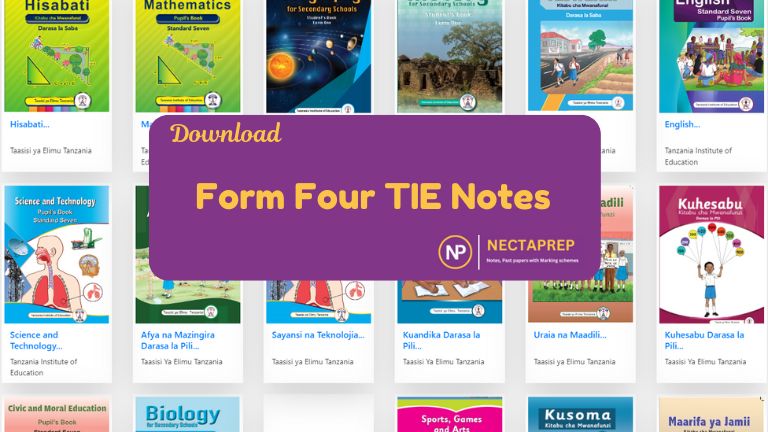 Download Online Form four TIE Books pdf