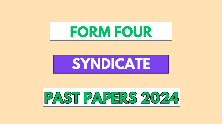 Form Four Syndicate Joint Examination 2024